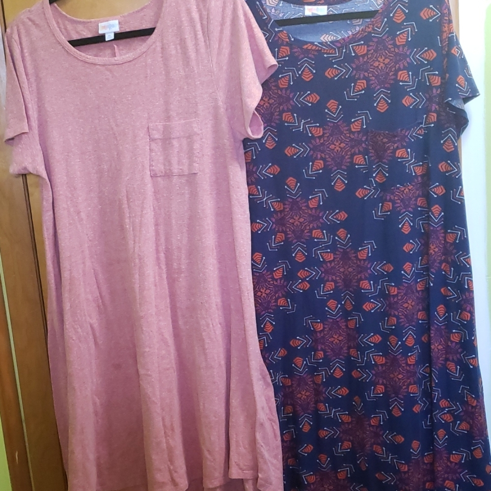 2 xl LuLaRoe Carly Dresses